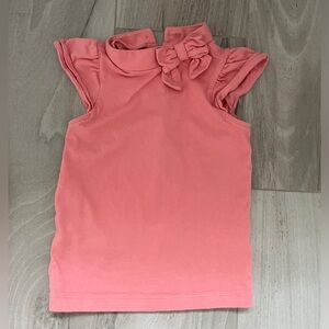 Janie and Jack little girls bow neck tee t-shirt